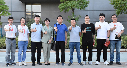 河南省堅果炒貨商會會長陳湘婷一行到杰爾古格公司調研